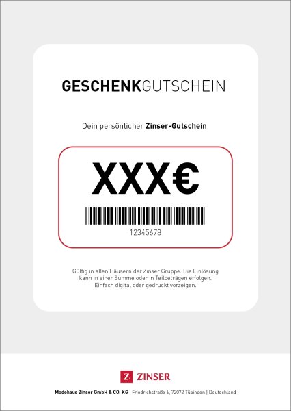 Geschenkgutschein Simpel